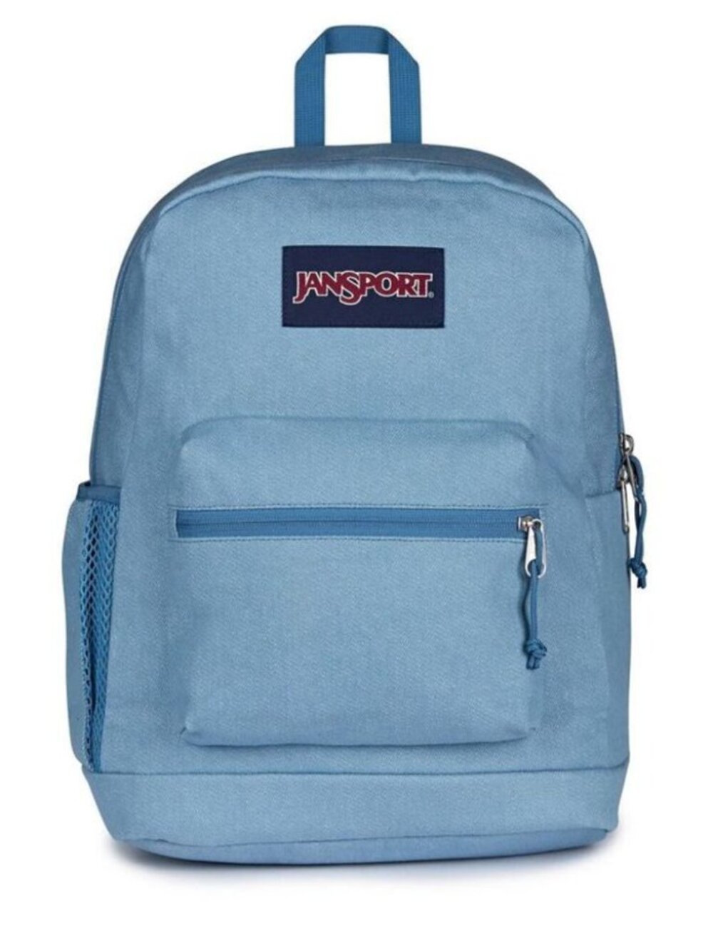 JanSport Cross Town Plus Remix 17" Backpack, laptop case, light blue,